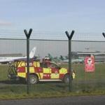 Flights at Dublin Airport were grounded for a short time Thursday, to ensure the safety and security of passengers after a confirmed drone sighting.