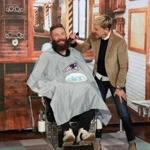 Patriots receiver Julian Edelman had his beard shaved by Ellen DeGeneres earlier this month on DeGeneres?s talk show.