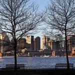 BOSTON, MA - 12/07/2018:A skyline view of Boston in the early morning seen from East Boston ( David L Ryan/Globe Staff ) SECTION: METRO TOPIC stand alone photo - skyline