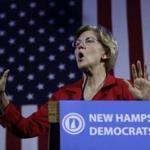 Democratic presidential candidate Senator Elizabeth Warren spoke in New Hampshire Friday.  
