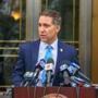 Palm Beach County State Attorney Dave Aronberg spoke Monday at a news conference in West Palm Beach, Fla.