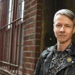 MANHATTAN, NEW YORK, MAY 11, 2017 John Cameron Mitchell, actor, writer, director, is seen in Manhattan, NY. Mitchell wrote and originated the title role for 