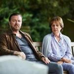 Ricky Gervais and Penelope Wilton in the Netflix series ?After Life.?