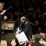 Thomas Adès led the Boston Symphony Orchestra and pianist Kirill Gerstein during the world premiere of Adès?s Concerto for Piano and Orchestra.