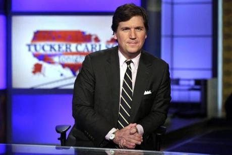 FILE - In this March 2, 2017, file photo, Tucker Carlson, host of 