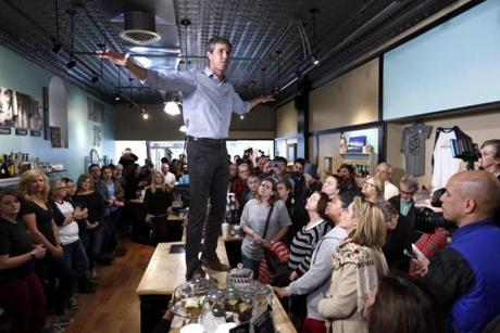 Former Texas congressman Beto O?Rourke was in Iowa on Thursday after officially entering the race for president.
