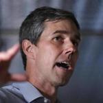 Former Texas congressman Beto O'Rourke, shown last week in Iowa, will make his first trip to New Hampshire on Tuesday. 