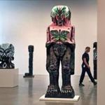 Huma Bhabha?s exhibit ?They Live,? at the Institute of Contemporary Art. 