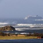 The Viking Sky was adrift off Norway before dropping anchor in Hustadvika Bay.