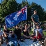 A vigil in Christchurch, New Zealand, on Sunday.