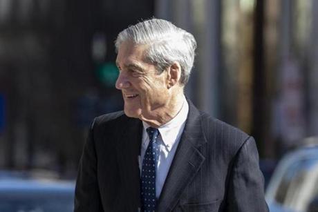 WASHINGTON, DC - MARCH 24: Special Counsel Robert Mueller walks after attending church on March 24, 2019 in Washington, DC. Special counsel Robert Mueller has delivered his report on alleged Russian meddling in the 2016 presidential election to Attorney General William Barr. (Photo by Tasos Katopodis/Getty Images)
