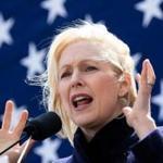 Democratic presidential candidate Kristen Gillibrand holds a speech during the official kick-off rally of her campaign for US president on March 24, 2019 in New York. (Photo by Johannes EISELE / AFP)JOHANNES EISELE/AFP/Getty Images