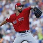 Rick Porcello makes his first start of the season on Sunday.