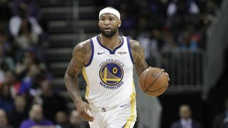 DeMarcus Cousins was target of abuse by a Celtics fan during the game at TD Garden in January.
