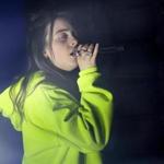 Billie Eilish performs at the Uber Eats House during the South by Southwest Music Festival on March 16 in Austin, Texas. (Photo by Jack Plunkett/Invision/AP)