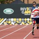 TORONTO, ON - SEPTEMBER 25: Adam Popp of the United States competes in the Men's IT2 1500m Final during Day Three of the Invictus Games 2017 at York Lions Stadium on September 25, 2017 in Toronto, Canada (Photo by Claus Andersen/Getty Images for the Invictus Games Foundation)