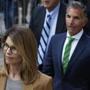 Actress Lori Loughlin left federal court with her husband Mossimo Giannulli last week.