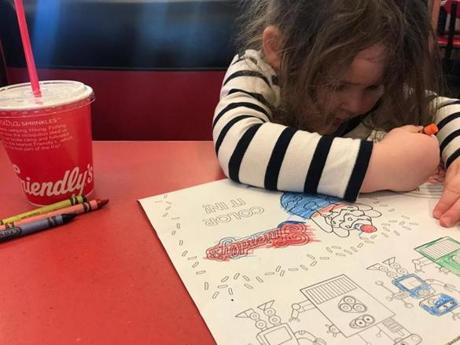 Sylvia Ramos on her first trip to Friendly's, which will probably be her dad's last. (Nestor Ramos) 13nestorfriendly
