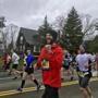 Actor Jared Padalecki runs the 2019 Boston Marathon. (Adrianna Rosadio) 16names