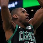Boston, MA - 4/14/2019 - (1st quarter) Boston Celtics center Al Horford (42) soars in for a first quarter dunk. The Boston Celtics host the Indiana Pacers in Game 1 of Round 1 of the Eastern Conference Playoffs at TD Garden. - (Barry Chin/Globe Staff), Section: Sports, Reporter: Adam Himmelsbach, Topic: 15Celtics-Pacers, LOID: 8.5.976022636.