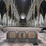 Construction officials said Wednesday the newly renovated Cathedral of the Holy Cross in Boston has a brand new fire protection system that includes optical beam smoke detectors and sprinklers in the attic.
