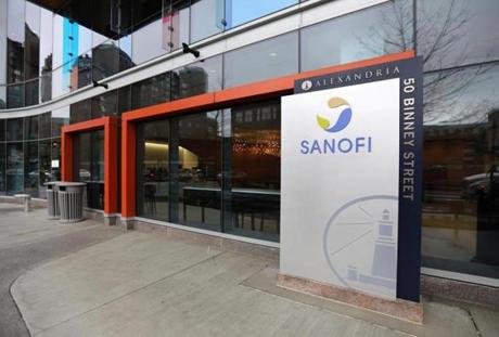 Sanofi Genzyme moved into its new headquarters at 50 Binney St. (above) in 2017 but now finds it more profitable to move out and sublease the building. 
