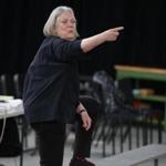 Director Anne Bogart at a rehearsal for Boston?Lyric Opera?s production of ?The Handmaid?s Tale.? 