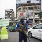 Sri Lankan soldiers man their positions at a checkpoint in Colombo on April 27, 2019, following a series of bomb blasts targeting churches and luxury hotels on Easter Sunday in Sri Lanka. - Fifteen people including six children have died during a Sri Lankan security forces operation in the aftermath of the Easter attacks, as three cornered suicide bombers blew themselves up and others were shot dead, police said on April 27. (Photo by Jewel SAMAD / AFP)JEWEL SAMAD/AFP/Getty Images