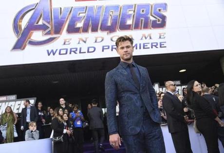 Chris Hemsworth arrived at the premiere of 